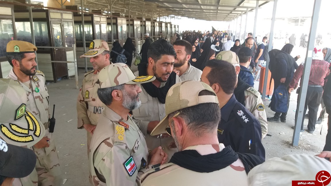 بازدید  فرمانده مرزبانی کشور از مرز مهران و زرباطیه عراق هم اکنون+ تصویر