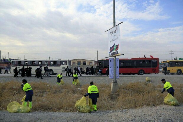 جمع آوری ۴۰۶ تن زباله در مرز مهران