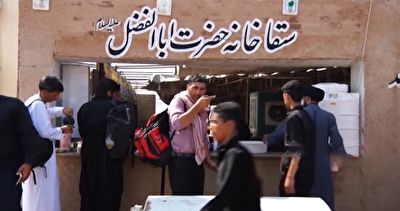 رسم عاشقی موکب داران در شلمچه + فیلم