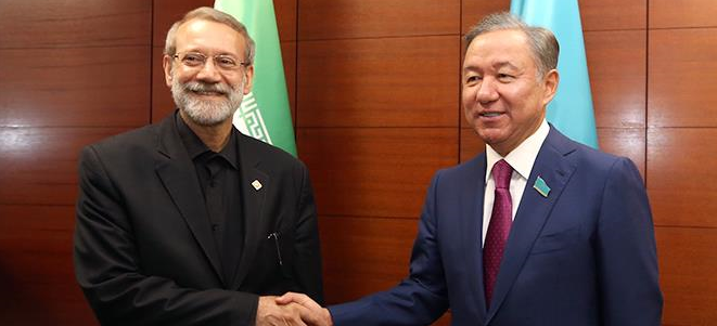 دیدار لاریجانی با نورلان پنگماتولین