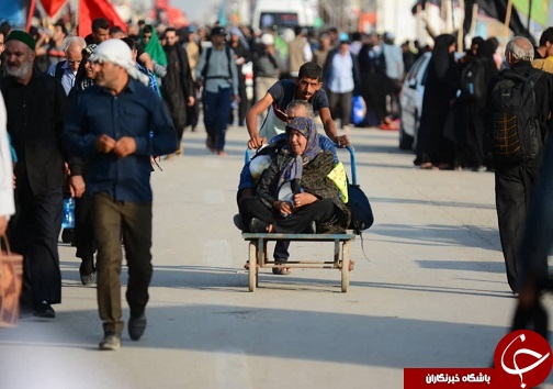 شور و شوق حسینی در مرزبین المللی شلمچه