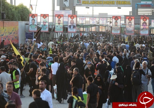 شور و شوق حسینی در مرزبین المللی شلمچه