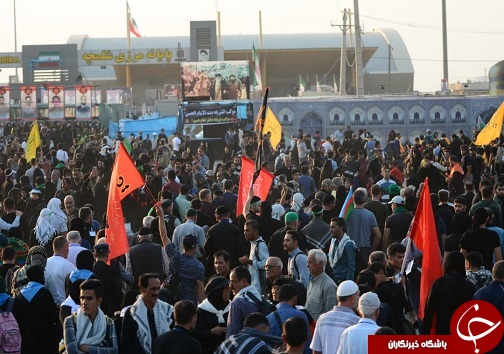 شور و شوق حسینی در مرزبین المللی شلمچه