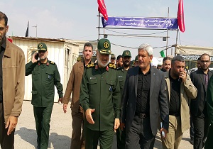 حضور سردار سلامی در مرزبین المللی شلمچه