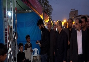 سرمست از موکب‌های پذیرایی زائران اربعین در قم بازدید کرد