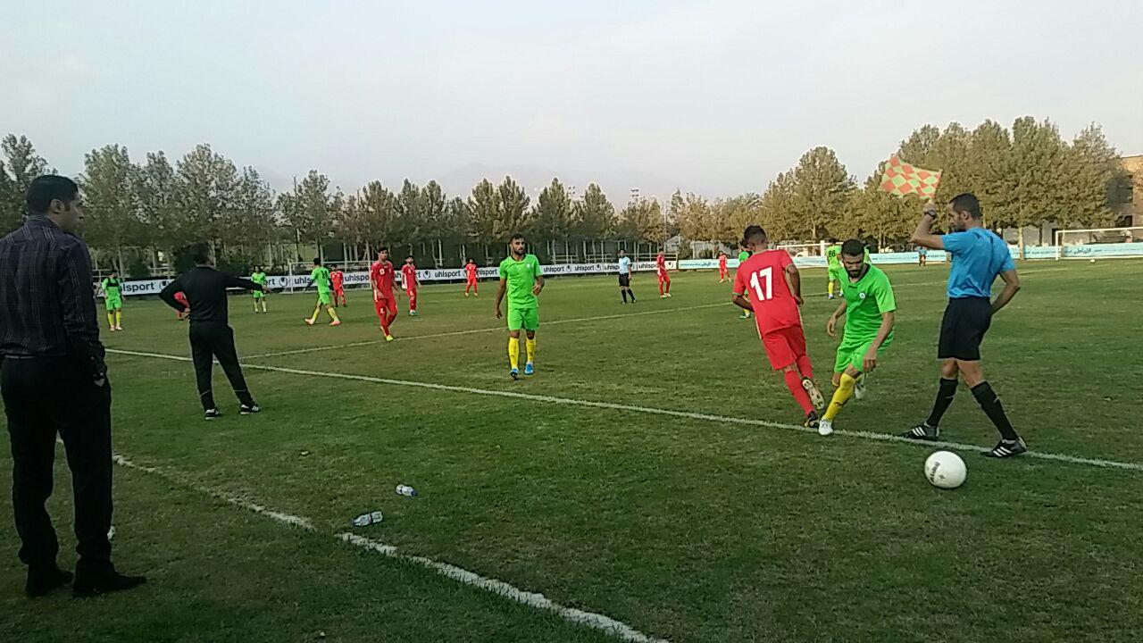 تساوی تیم ملی فوتبال جوانان و پارس جنوبی در دیداری دوستانه