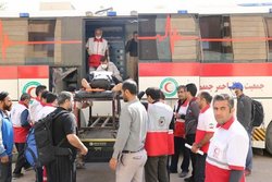 ارائه خدمات به زائران اربعین کشور عراق توسط هلال احمر خراسان رضوی