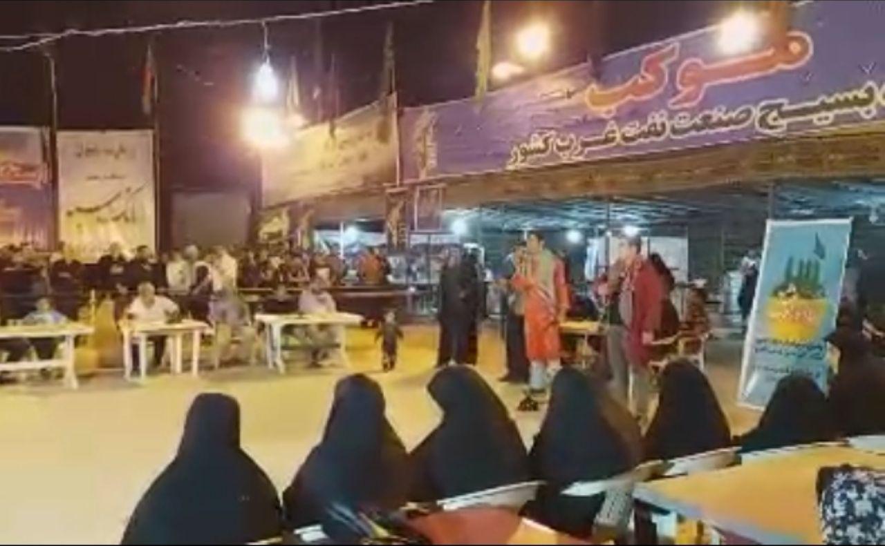 اجرای نمایش تعزیه در مرز خسروی برای زائرین اربعین + فیلم