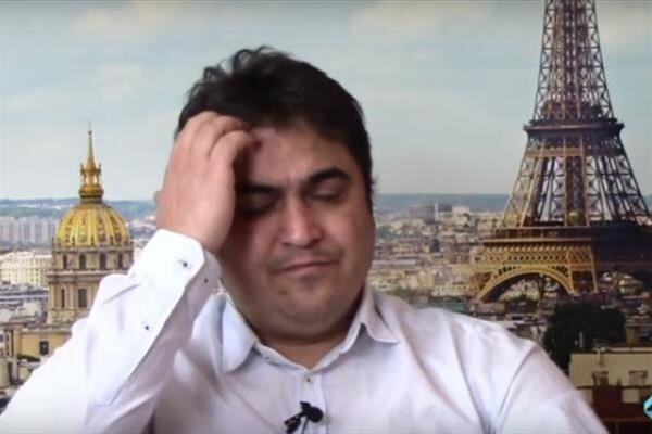 اولین تصویر از روح الله زم در بازداشت اطلاعات سپاه