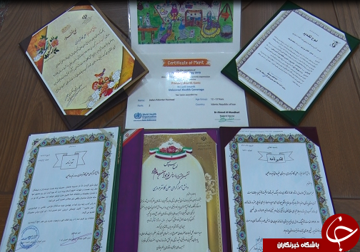 پرچم خوزستان در مسابقات جهانی با چرخش قلم دختر اهوازی به اهتزاز درآمد