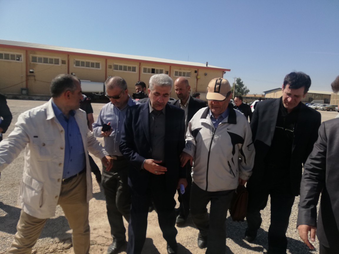 بازدید وزیر نیرو از مرز بین المللی مهران