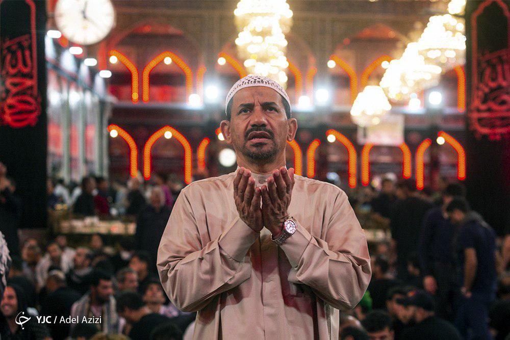 تصاویر ناب از حال و هوای حرم امام حسین(ع) در آستانه اربعین