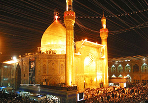 زائرانی که با اذن مولای متقیان راهی زیارت سیدالشهدا(ع) می‌شوند + فیلم