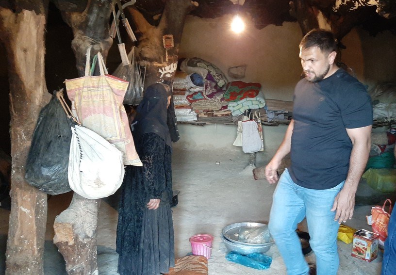 دلجویی قهرمان المپیک از مردمان روستای مرحوم ممبین استان خوزستان+تصاویر