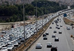 ترافیک نیمه سنگین در برخی محورهای مواصلاتی البرز