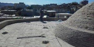 عملیات اجرایی مرمت بنای باغ مزار گرمه آغاز شد