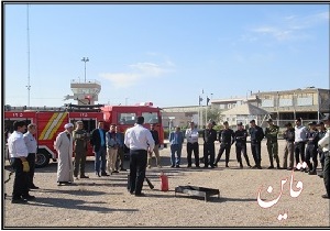 آموزش اطفاء حريق در زندان قاین