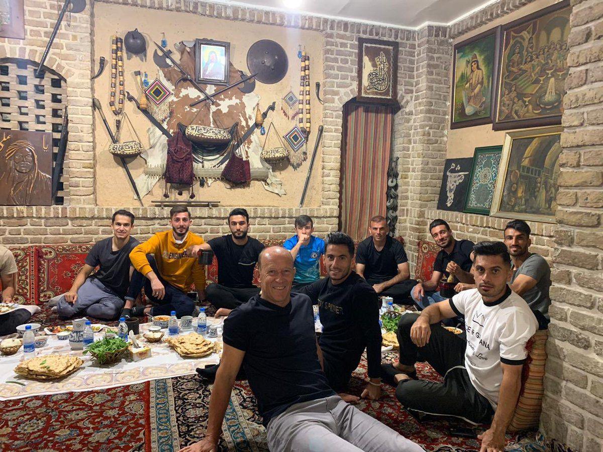 ناهار مشترک کالدرون با پرسپولیسی&zwnj;ها