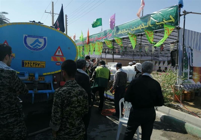 تامین روشنایی و آب آشامیدنی مسیر زائران اربعین در مرز خسروی