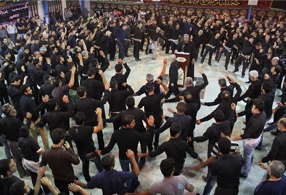 برگزاری مراسم عزاداری اربعین حسینی توسط ورزشکاران ایلامی