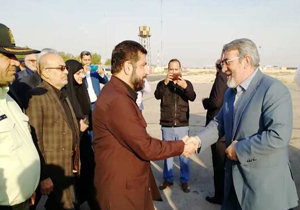 وزرای کشور و راه وارد آبادان شدند