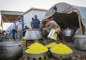 خدمت رسانی موکب حضرت ابوالفضل (ع) تا ۲۸مهرماه ادامه دارد