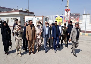 بازدید معاون پارلمانی رئیس جمهور از مرز چذابه
