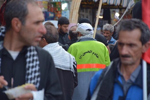 خدمات رسانی ٨۵٠ پاکبان و ۶٠ آتش نشان در کربلا به زائران اربعین