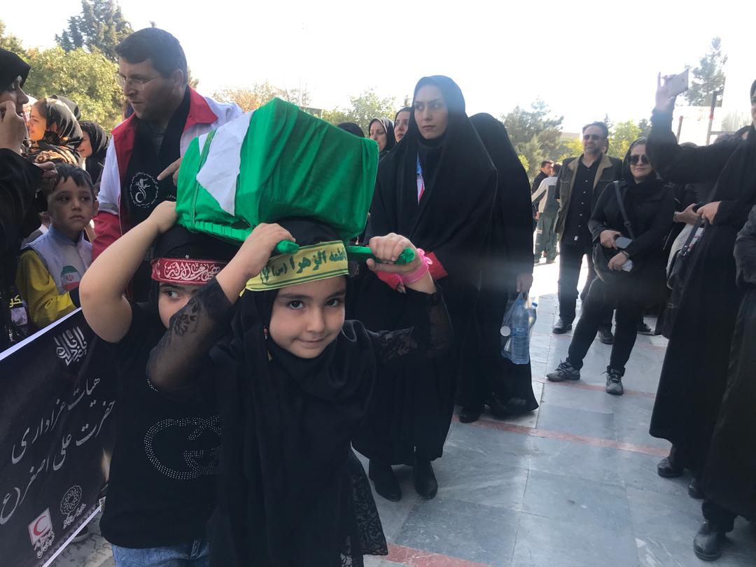 غنچه‌های هلال احمر، عزاداران اربعین