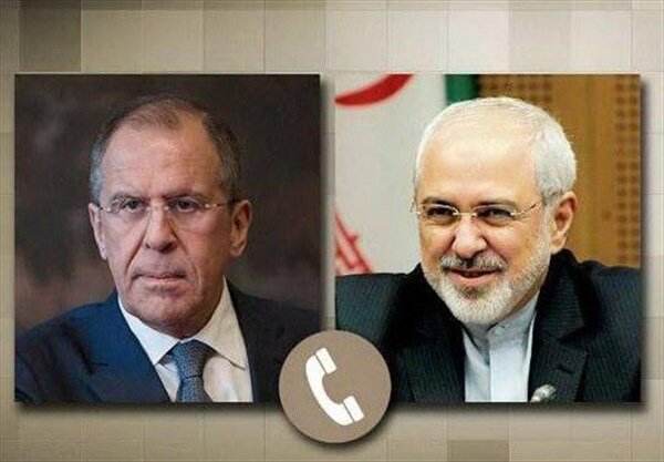ظریف با وزیر خارجه روسیه تلفنی گفت&zwnj;وگو کرد