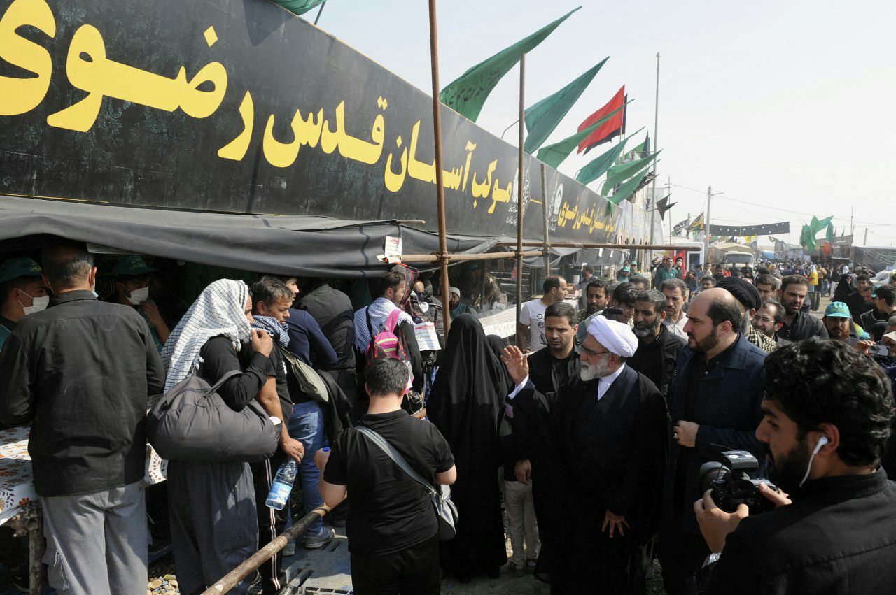 بازدید تولیت آستان قدس از مرز مهران+ تصویر