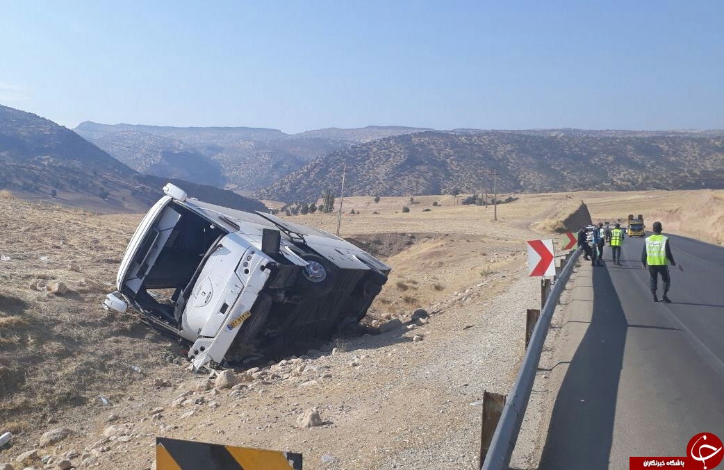 جزییات حادثه واژگونی اتوبوس زائران
