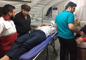 بهره مندی بیش از ۳۵ هزار زائر از خدمات درمانی هلال احمر