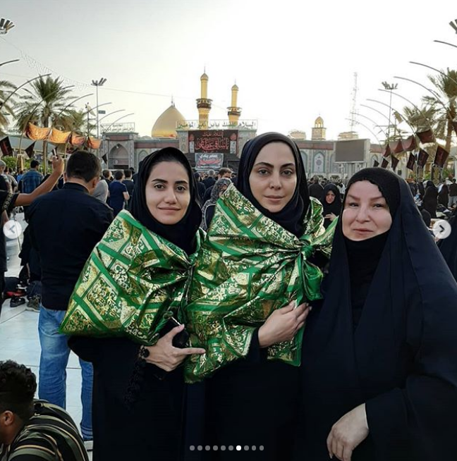 زندگی بهشتی خانم مجری در کربلا/ آلبوم اربعینی هنرپیشه تلویزیون/ ز غوغای جهان فارغ در طریف الحسین به روایت مژده لواسانی