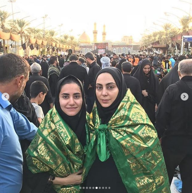 زندگی بهشتی خانم مجری در کربلا/ آلبوم اربعینی هنرپیشه تلویزیون/ ز غوغای جهان فارغ در طریف الحسین به روایت مژده لواسانی