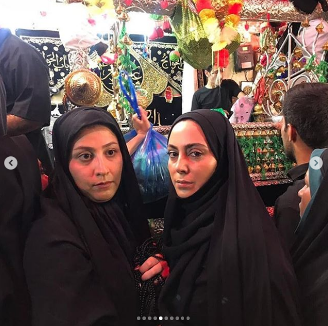 زندگی بهشتی خانم مجری در کربلا/ آلبوم اربعینی هنرپیشه تلویزیون/ ز غوغای جهان فارغ در طریف الحسین به روایت مژده لواسانی