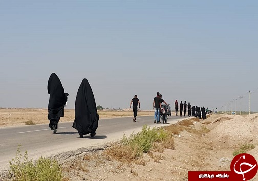 جاماندهای اربعین در مسیر قدمگاه خضر نبی