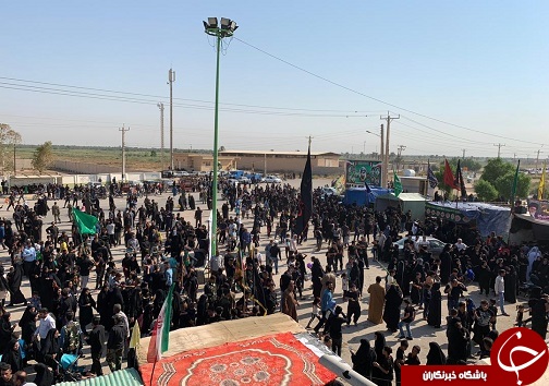 جاماندهای اربعین در مسیر قدمگاه خضر نبی