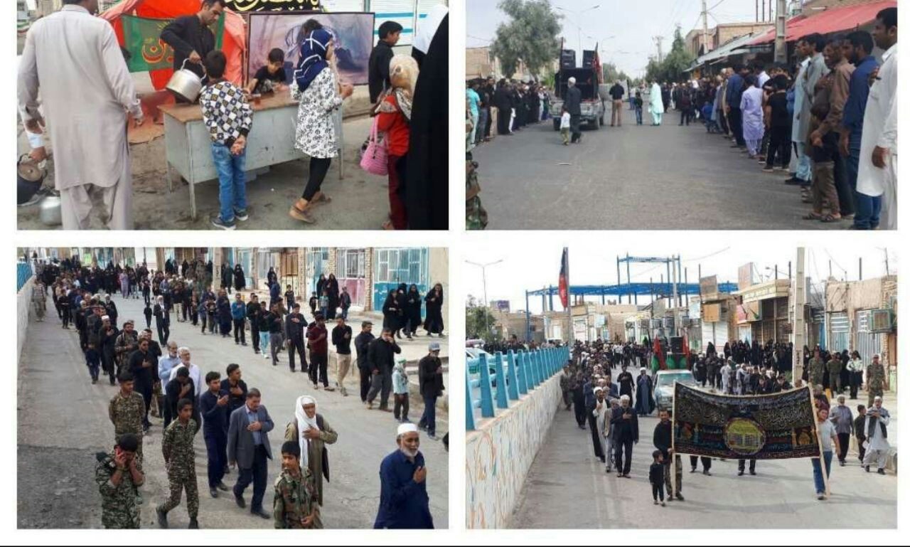 مراسم عزاداری اربعین حسینی در سیستان وبلوچستان برگزارشد+تصویر