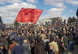 پیاده روی جاماندگان اربعین در سمنان
