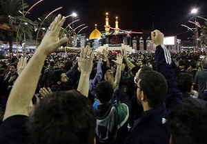 عزاداری زنجانی‌ها در کربلای معلی + فیلم