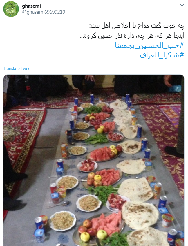 #شكرا_للعراق/ تشکر زوار اربعین ازمهمان&zwnj;نوازی جانانه عراقی&zwnj;ها