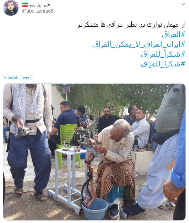 #شكرا_للعراق/ تشکر زوار اربعین ازمهمان&zwnj;نوازی جانانه عراقی&zwnj;ها