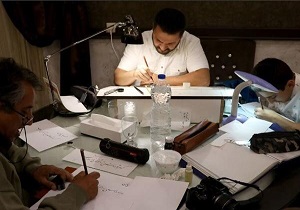 اختتامیه سوگواره خوشنویسی «مشق اربعین» در قزوین