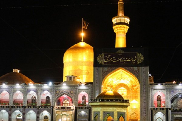 حرم رضوی سیاهپوش شد