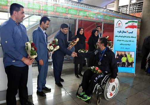 تیم ملی پاراتیراندازی به میهن بازگشت + تصاویر تیم ملی پاراتیراندازی به میهن بازگشت + تصاویر