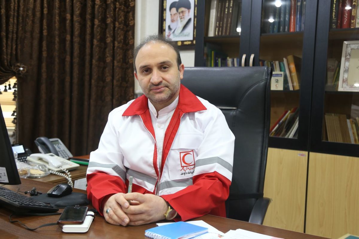 هلال احمر خراسان شمالی در خدمت زائران امام رئوف