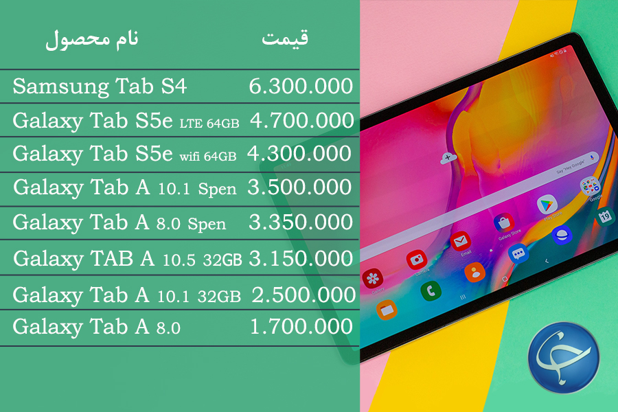 آخرین قیمت انواع تبلت در بازار (تاریخ ۳۰ مهر) +جدول