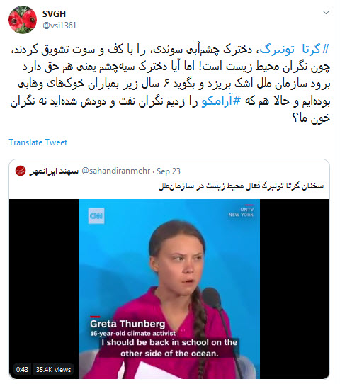 عروسک گردانان پرده نشین نمایش دختر ۱۶ ساله در سازمان ملل به دنبال چه هستند؟! / سکوت در برابر کشتار کودکان یمنی و اشک تمساح برای محیط زیست +تصاویر