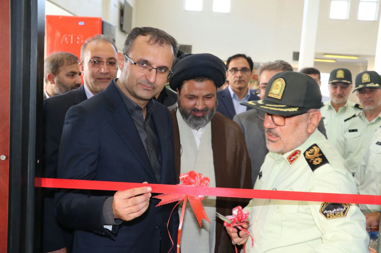 افتتاح محل استقرار پلیس امنیت اقتصادی در پایانه مرزی بازرگان
